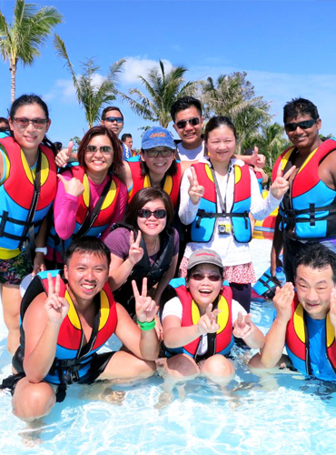 team building group services in bintan resorts